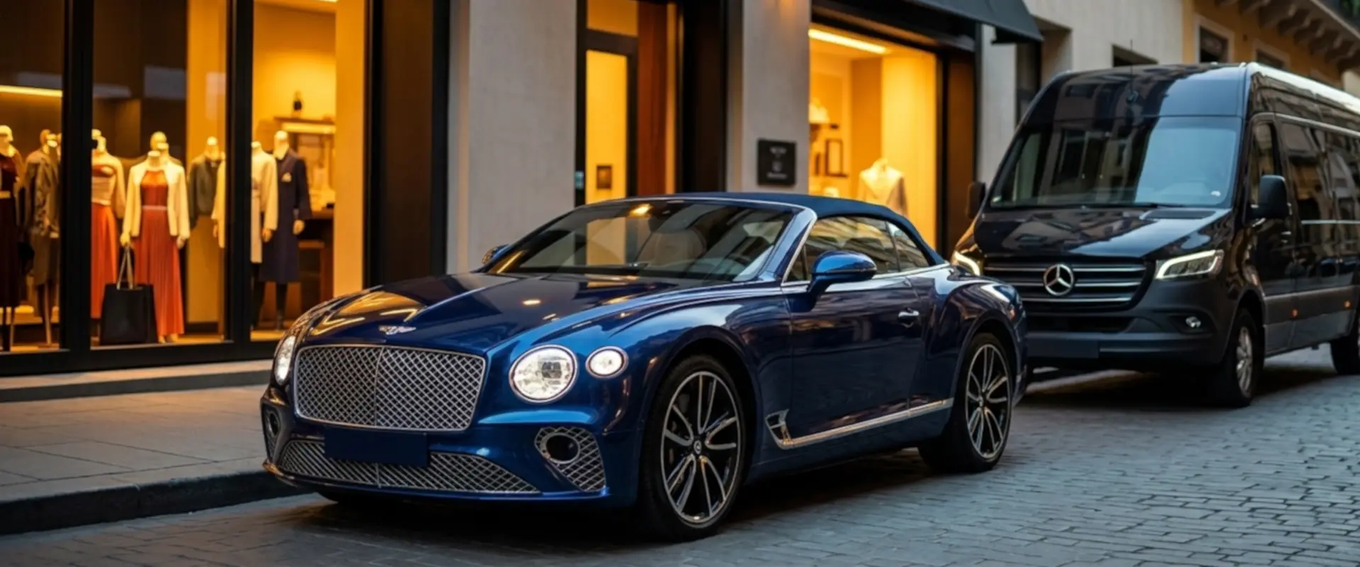 Car and van rental for shopping events