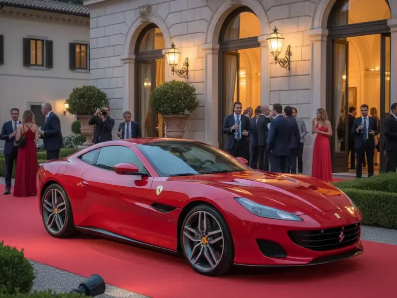 Ferrari rental for corporate events