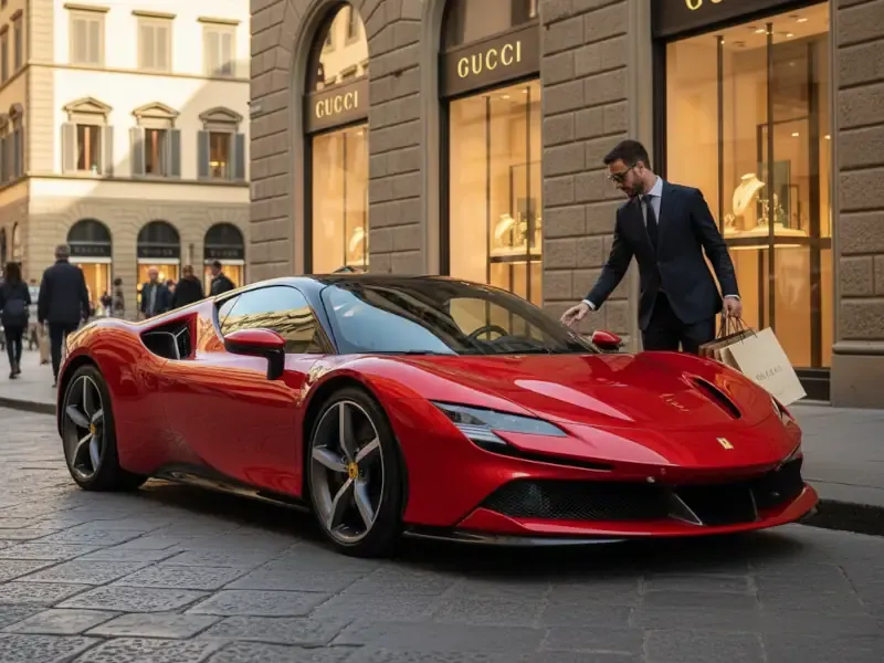 Ferrari Shopping Tour Rental