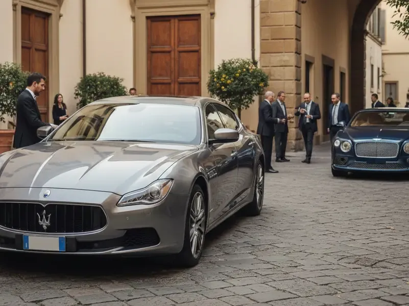Maserati and Bentley: discreet elegance for business