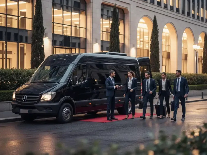 Group transfers with the Mercedes Sprinter XL VIP